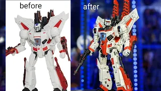 Transformers Generations Jetfire custom G1 Macross style repaint
