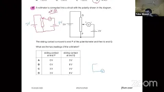 AS level Physics 9702 Oct/Nov 2020 Paper 12 Past Paper Solution