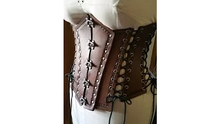 DIY: Leather Corset Tutorial