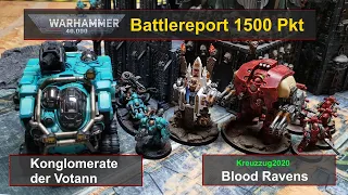 Warhammer 40k Battle Report: Konglomerate der Votann vs. Blood Ravens 1500Pkt 9.Edi deutsch