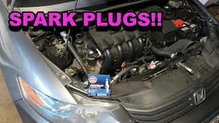 HONDA INSIGHT Spark Plug Replacement!! (Step by Step)