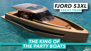 The king of the party boats | Fjord 53XL yacht tour | Motor Boat & Yachting