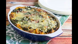 Swiss Chard and Sausage Strata