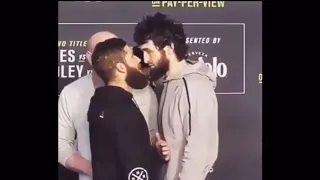 Jeremy Stephens CRAZY FACE OFF - Get the strap UFC Zabit Magomedsharipov ESPN