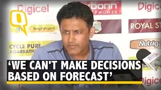 The Quint: We Can't Make Decisions Based on the Forecast, Says Anil Kumble