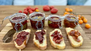 Italian Homemade Sun Dried Tomatoes 🍅 how to make it from Fresh Tomatoes