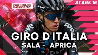 2022 GIRO D'ITALIA Stage 16 | Salo - Aprica | Pro Cycling Manager 2021