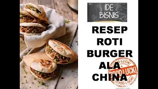 Resep Roti Burger china # Ide Bisnis Kuliner