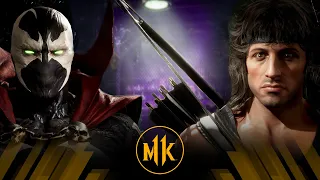 Mortal Kombat 11 - Spawn Vs Rambo (Very Hard)