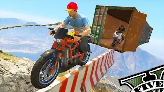 GTA V Online - Corrida Parkour no Mont Chiliad