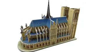 DIY Miniature NOTRE DAME DE PARIS ~ Ling Le Si 3D Puzzle