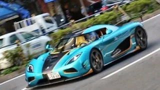 【日本初】Koenigsegg アゲーラRSR 目撃 Koenigsegg Agera RSR flyby in Tokyo