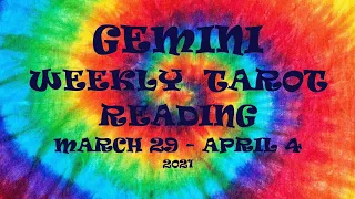 Gemini Weekly Tarot Reading ~ March 29-April 4, 2021 ~ DIVING INTO A NEW JOB...PROJECT OR BUSINESS!