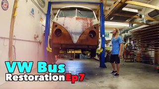 VW Bus Restoration - Episode 7 - Getting Stripped! | MicBergsma