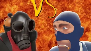 TF2 bot battle 21 : Pyro VS Spy