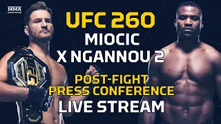 UFC 260: Miocic vs. Ngannou 2 Post-Fight Press Conference LIVE Stream - MMA Fighting
