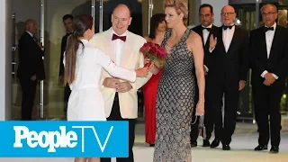 Princess Charlene Makes An Elegant Entrance In Glittering Gown At Red Cross Ball Gala | PeopleTV