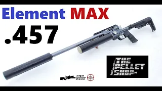 AEA Element MAX .457 Deer Hunting PCP Air Rifle (Full Review) 450+  Foot Pounds