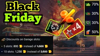 Black Friday Discounts | Get Garage Slots - World of Tanks Blitz