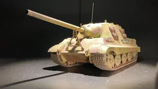 Jagdtiger Sd. Kfz 186 tank destroyer (Panzerjäger Tiger Ausf. B) with 12.8 cm Pjk 80  (1/35)