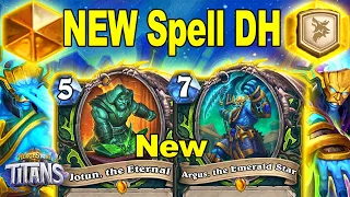 NEW Titan Legendary DH Cards Are CRAZY & Amazing At The Same Time! Titans Hearthstone