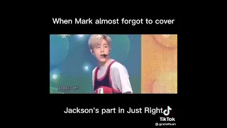 when mark forgot to cover jackson line