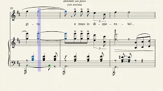 Puccini - E lucevan le stelle (Tosca) Piano & Voice (spartiti, sheet music, Noten, partitura)