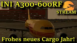 MSFS | INIBUILDS A300-600RF | Frohes neues Cargo Jahr! | EHAM/EDDP/LFLL