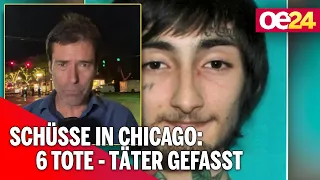 Schüsse in Chicago: 6 Tote - Täter gefasst