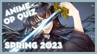 Anime Opening Quiz - 30 Openings [Spring 2023]