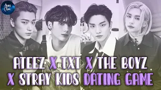 STRAY KIDS x ATEEZ x TXT x THE BOYZ Dating Game [KPOP DATING GAME] [MALE IDOLS]