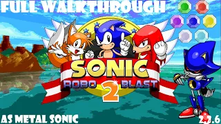 Metal Sonic | Full Walkthrough (All Emeralds) - Sonic Robo Blast 2 2.2.6