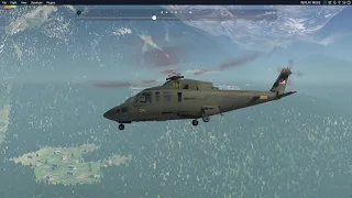 X-Plane 11 - Sikorsky S-76C helicopter flight training on Everest (VR-replay).