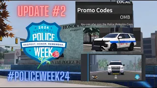 Police Week Update | Update Two | New Lightbars, Promo Codes, and Grappler!