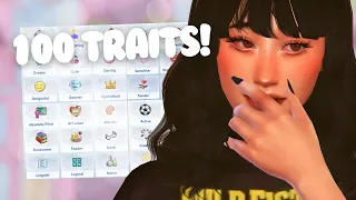 100 NEW TRAITS for your sims! | Sims 4 Mod Review