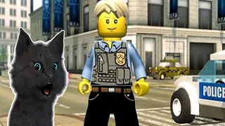 СУПЕР КОТ В ГТА ДЛЯ ДЕТЕЙ ЛЕГО СИТИ 🐱  Lego City Undercover 🐱 ЧЕЙЗ МАККЕЙН ЕДЕТ ЗА КОШКАМИ