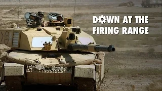 Challenger II… Down at the firing range!