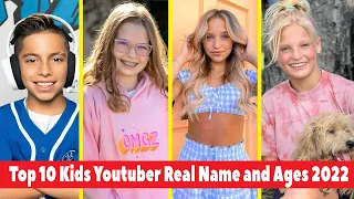 Top 10 Kids Youtubers Real Names & Ages 2023
