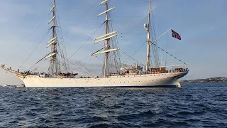 Sailing with the famous 100years old Norwegian ship "Statsraad Lehmkuhl".