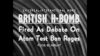 British Hydrogen Bomb Explosion (1957)