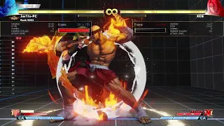 Sagat Tiger Shot Juggles into kara HK Knee