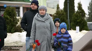 В Дмитрове прошла акция в память по погибшим во время теракта в «Крокус Сити Холле»