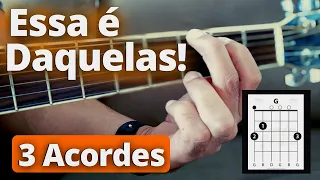 Aprenda Uma Música Fácil Do Bruno e Marrone Com Apenas 3 Acordes No Violão (Versão Simples e Bonita)