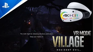 Chris Redfield Part - Resident Evil 8 Village VR Mode |4K HDR - PSVR2 | Walkthrough Gameplay