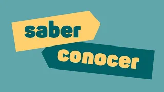 ⚖️Разница между saber и conocer