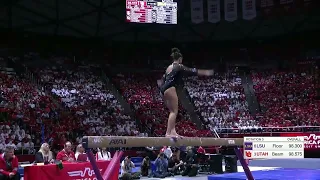 Amelie Morgan (Utah) Beam vs LSU 2023 9.825