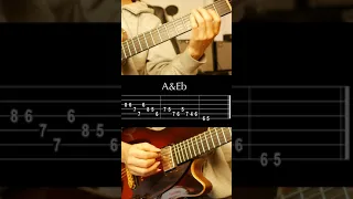 Hexatonic Scale Eb and A tab #shorts