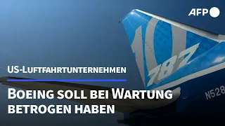 Boeing soll bei Flugzeug-Inspektionen betrogen haben | AFP