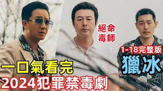 一口氣看完【獵冰】1~18全集完整版，絕命毒師高啟強精通玄學更懂孫子兵法，2024犯罪禁毒劇，人物原型-初中學歷制毒20噸，打破世界紀錄