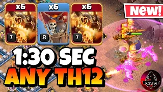 Th12 Zap Super Dragon Attack Strategy (2024) Best Town Hall 12 Attack Strategy in Clash of Clans